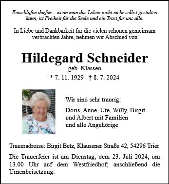 Hildegard Schneider