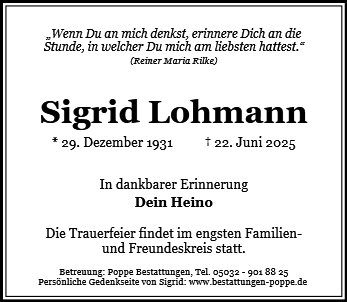 Sigrid Lohmann