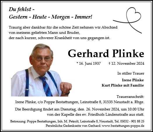 Gerhard Plinke