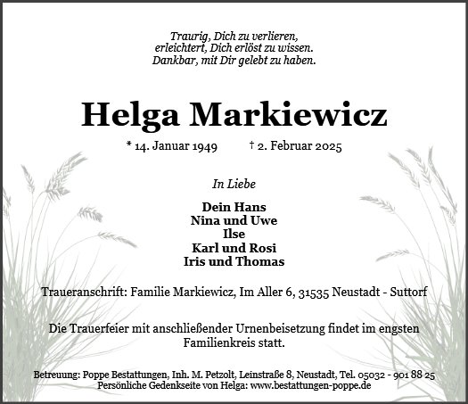 Helga Markiewicz