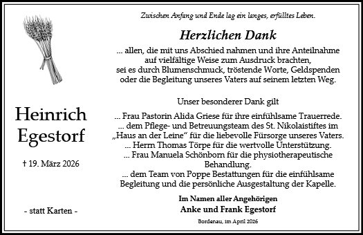 Heinrich Egestorf