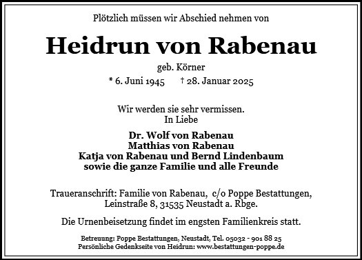 Heidrun von Rabenau