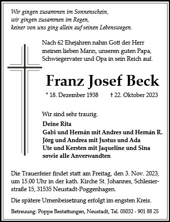 Franz Josef Beck