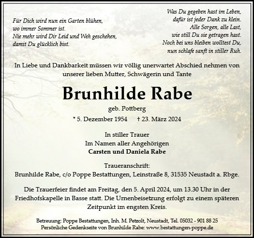 Brunhilde Rabe