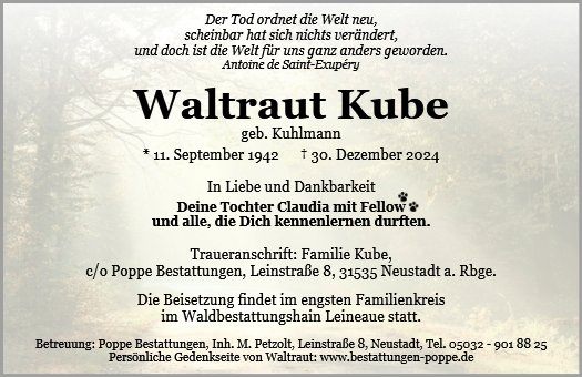 Waltraut Kube