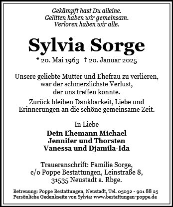 Sylvia Sorge