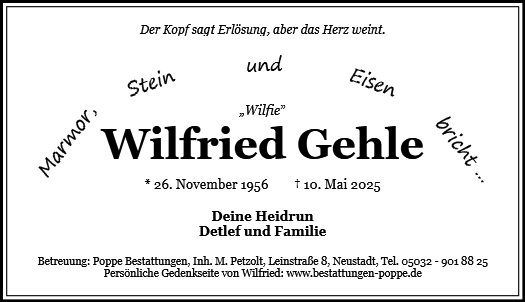 Wilfried Gehle