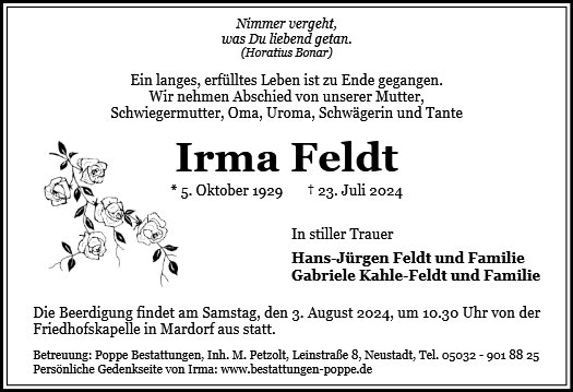 Irma Feldt