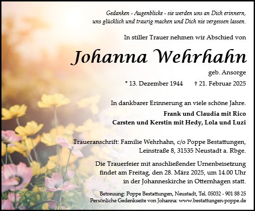 Johanna Wehrhahn