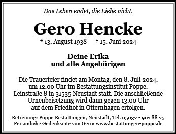 Gero Hencke