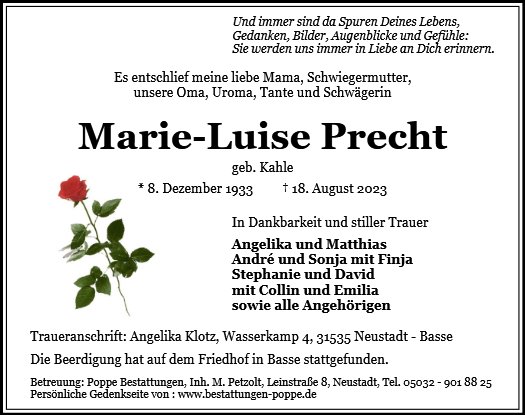 Marie-Luise Precht