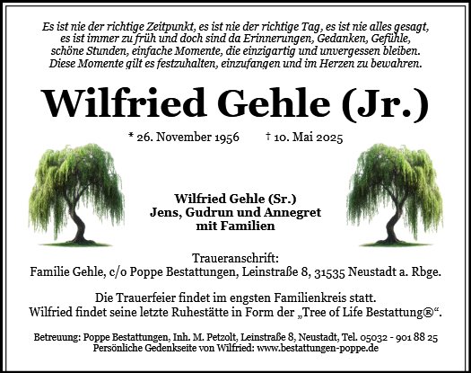 Wilfried Gehle