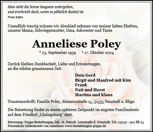 Anneliese Poley