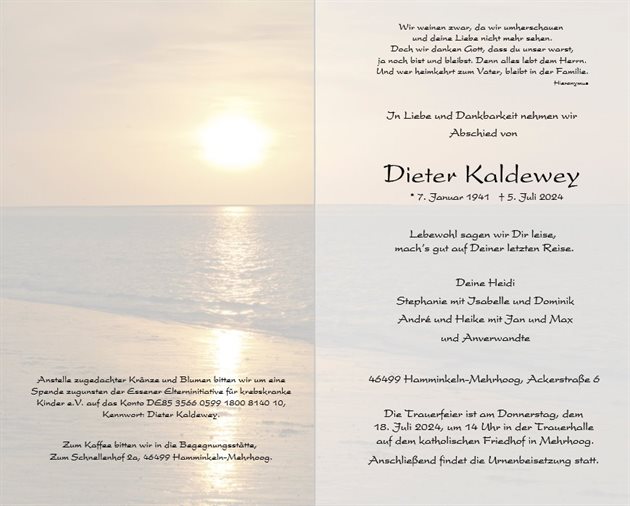 Dieter Kaldewey