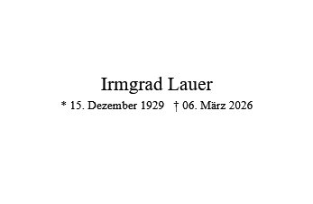 Irmgrad Lauer
