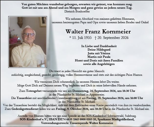 Walter Kornmeier 