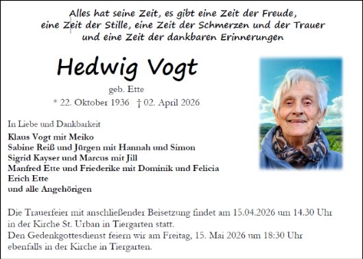 Hedwig Vogt