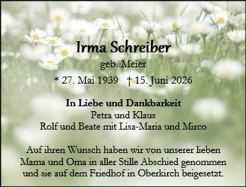 Irma Schreiber