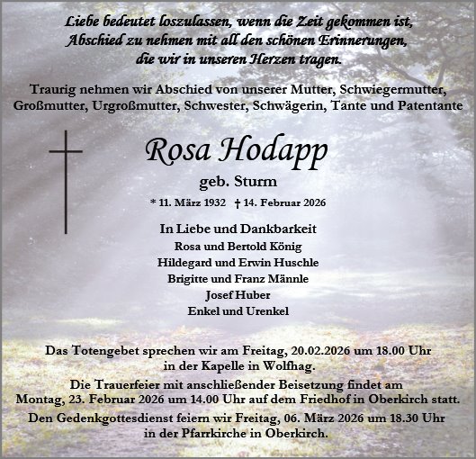 Rosa Hodapp