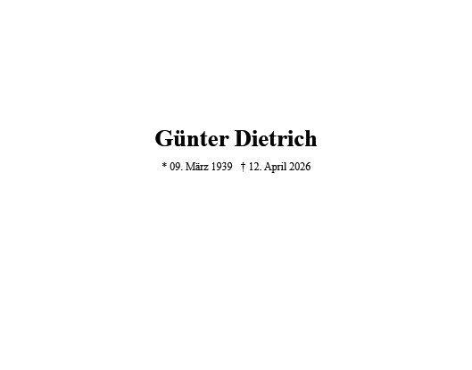 Günter Dietrich