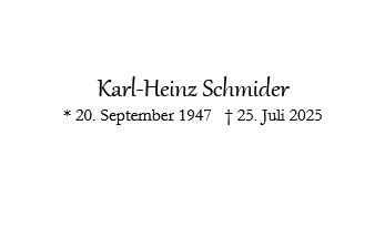Karl-Heinz Schmider