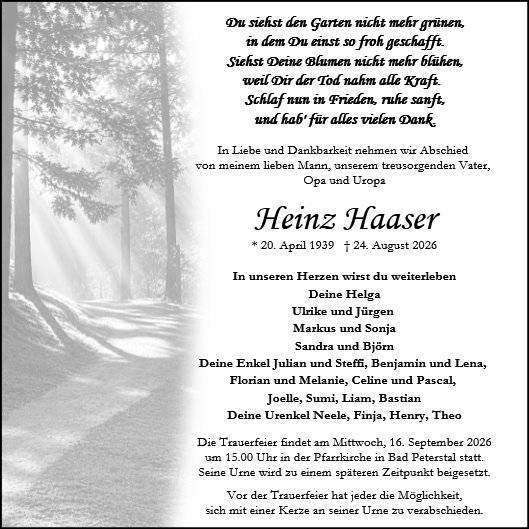 Heinz Haaser