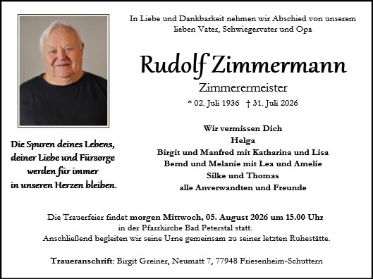 Rudolf Zimmermann