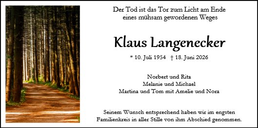 Klaus Langenecker