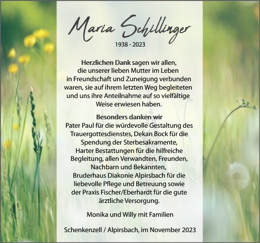 Maria Schillinger