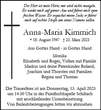 Anna-Maria Kimmich