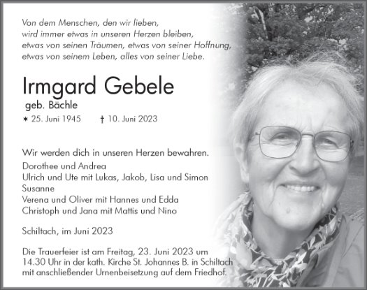 Irmgard Gebele