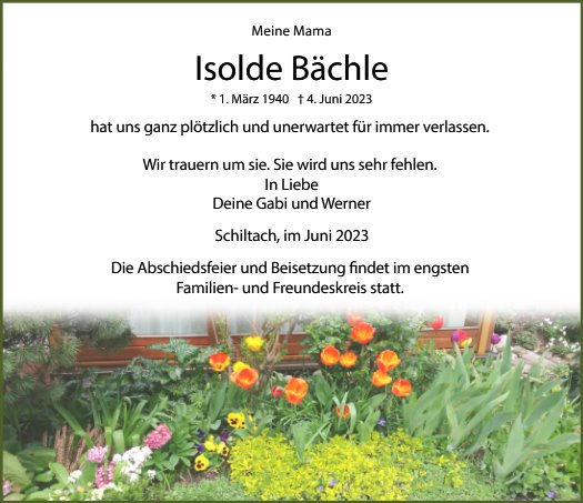 Isolde Bächle