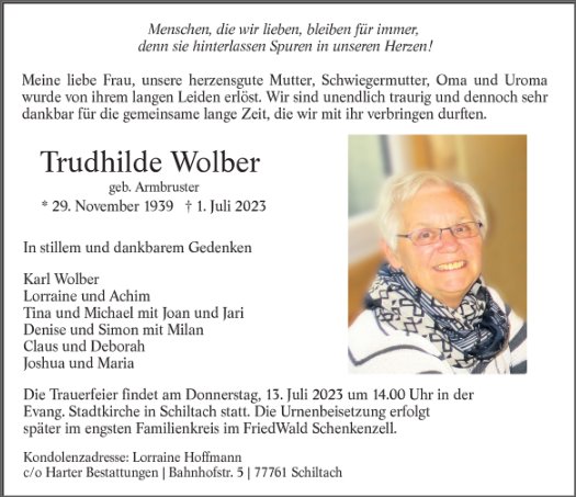 Trudhilde Wolber