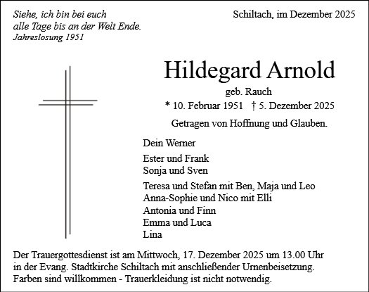 Hildegard Arnold