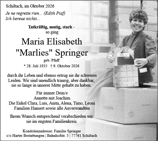 Maria Elisabeth Springer