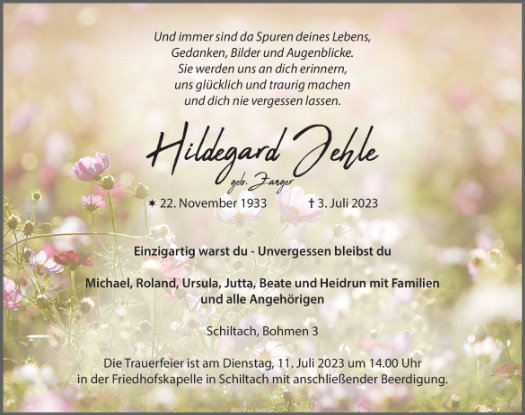 Hildegard Jehle