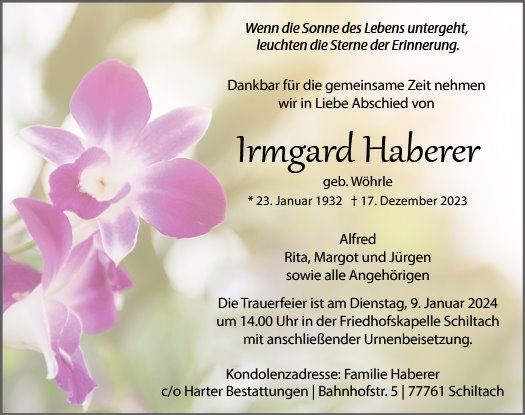Irmgard Haberer