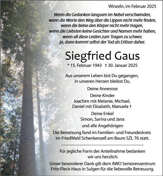 Siegfried Gaus