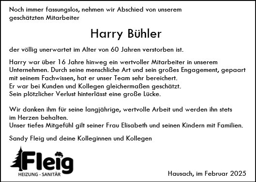 Harry Bühler