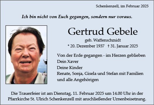 Gertrud Gebele