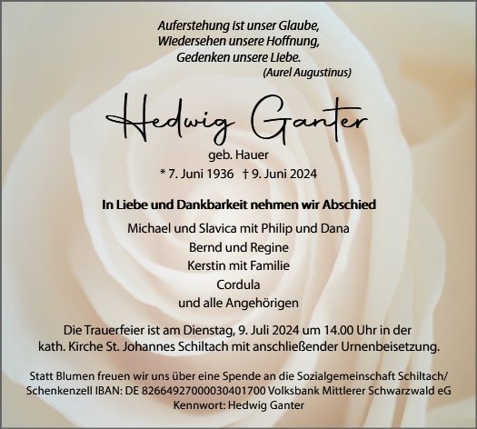 Hedwig Ganter