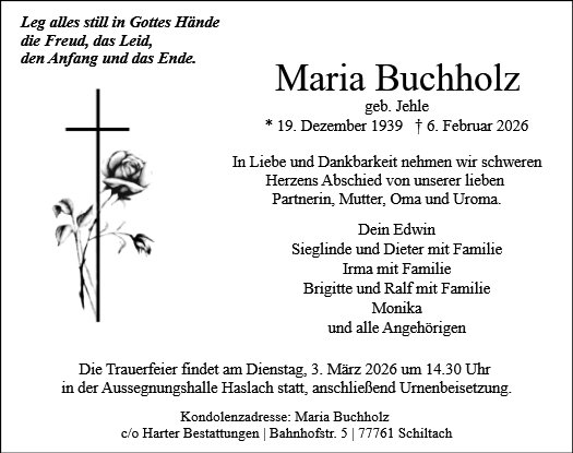 Maria Buchholz