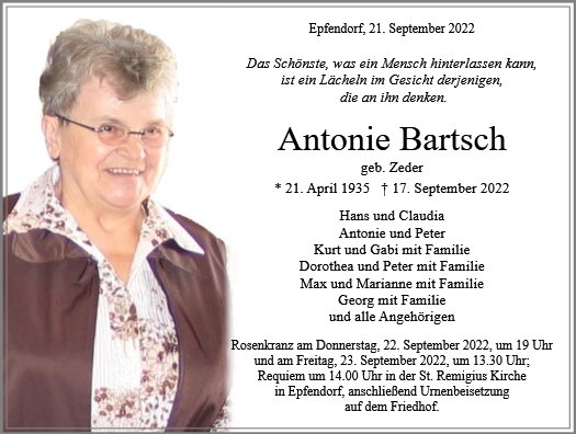 Antonie Bartsch