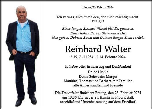 Reinhard Walter