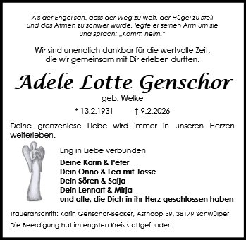 Adele Lotte Genschor