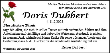 Doris Dubbert