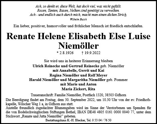 Renate Niemöller