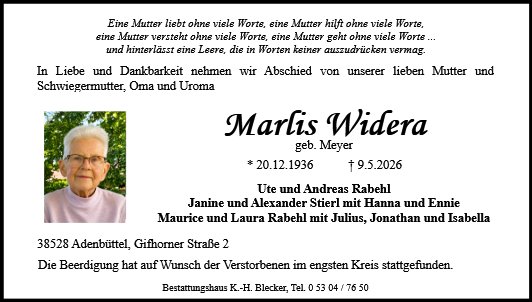 Marlis Widera