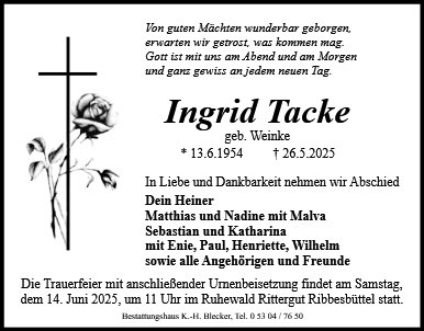 Ingrid Tacke