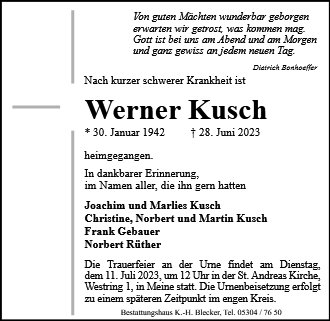 Werner Kusch